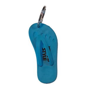 Island Style - Neon Pop Slops Keyring Turq