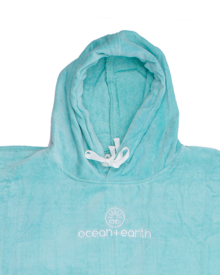 Ocean & Earth - Hooded Poncho Towel Mint Womens