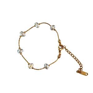 Bali Addiction - Gold Pearl Bracelet