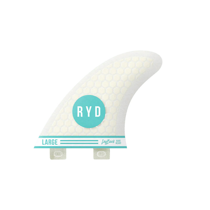 RYD Brand - Have Heart (Large) Thruster Honeycomb Surfboard Fins