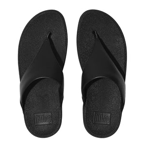 FitFlop - Lulu Leather Sandal Womens Black