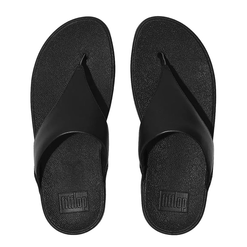 FitFlop - Lulu Leather Sandal Womens Black