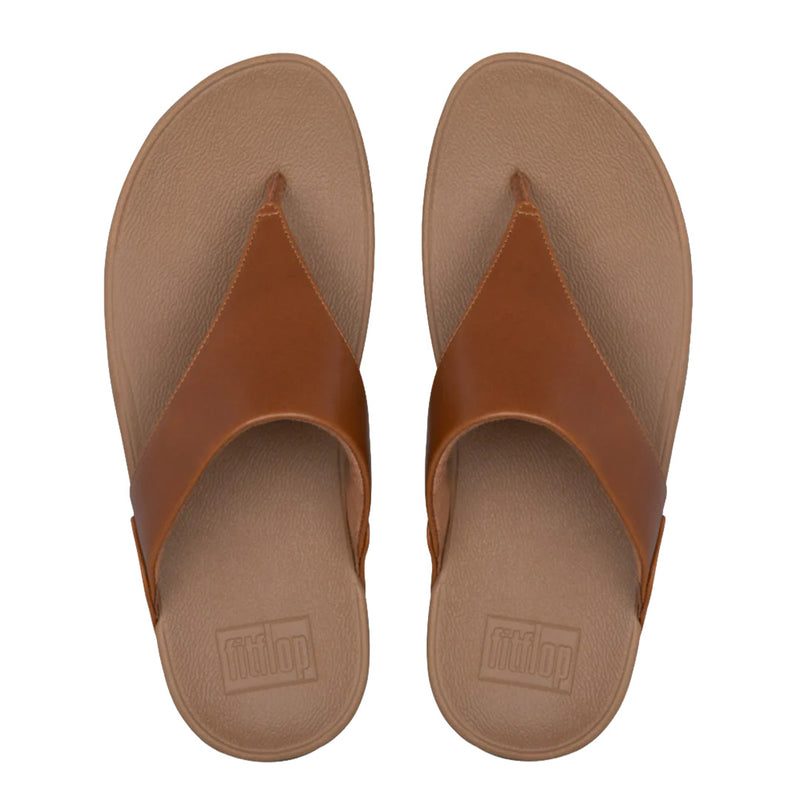 FitFlop - Lulu Leather Sandal Womens Light Tan