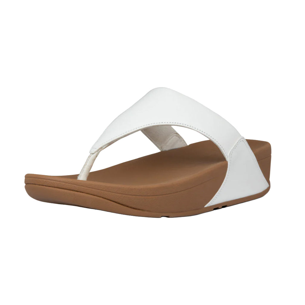 FitFlop - Lulu Leather Sandal Womens Urban White