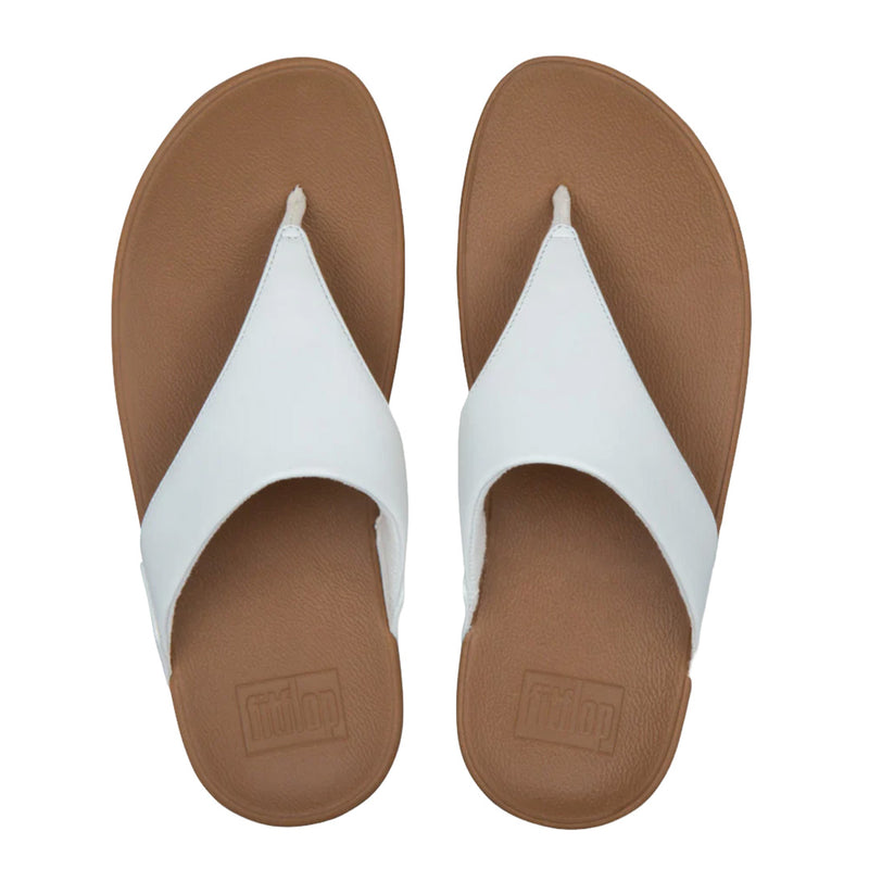 FitFlop - Lulu Leather Sandal Womens Urban White
