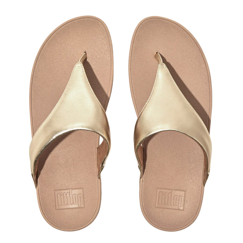 FitFlop - Lulu Leather Sandal Womens Platino