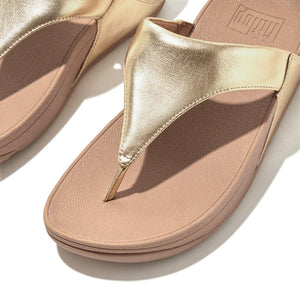 FitFlop - Lulu Leather Sandal Womens Platino