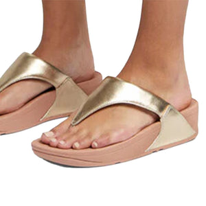 FitFlop - Lulu Leather Sandal Womens Platino