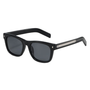 Lundun - Unisex Sunglasses Black Bluish Grey L9996
