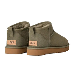 Ugg - Classic Ultra Mini Boot Womens Moss Green / Amphora