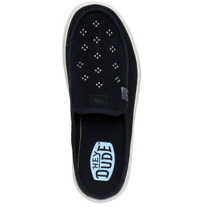 Hey Dude - Austin Lift Suede Stud Black Women Shoe