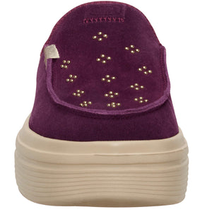 Hey Dude - Austin Lift Suede Stud Fig Purple Women Shoe