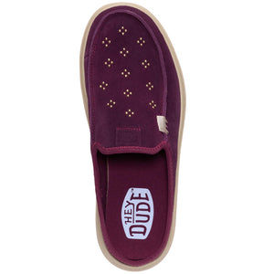 Hey Dude - Austin Lift Suede Stud Fig Purple Women Shoe