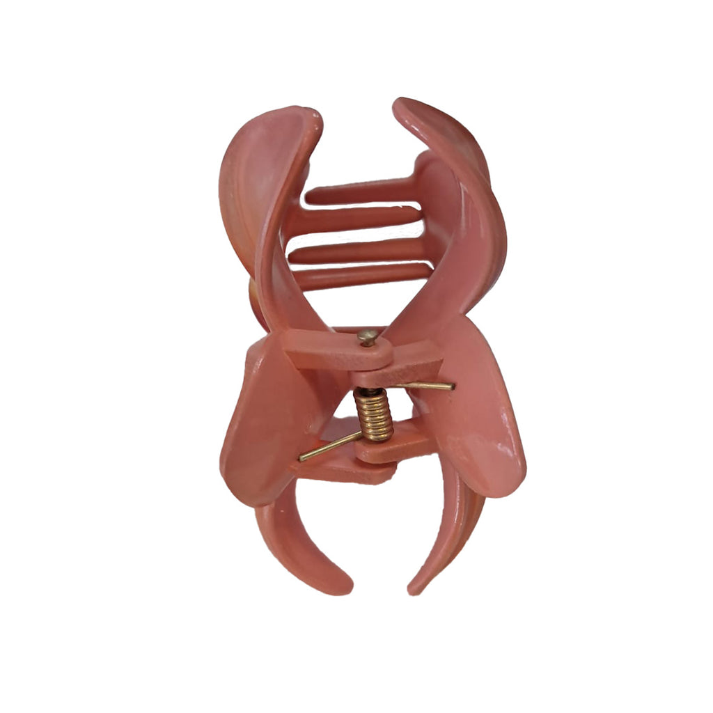 Bali Addiction - Frangipani Flower Hair Clip Coral & Orange