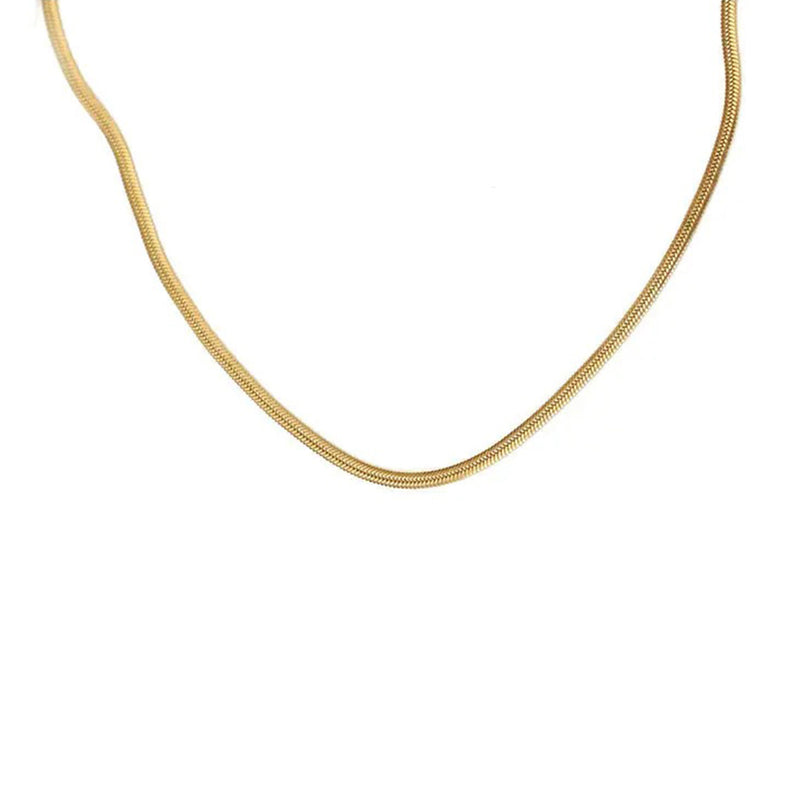 Bali Addiction - Gold 1mm Snake Chain Necklace