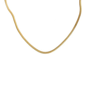 Bali Addiction - Gold 2mm Snake Chain Necklace