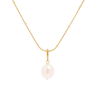 Bali Addiction - Gold Pearl Necklace