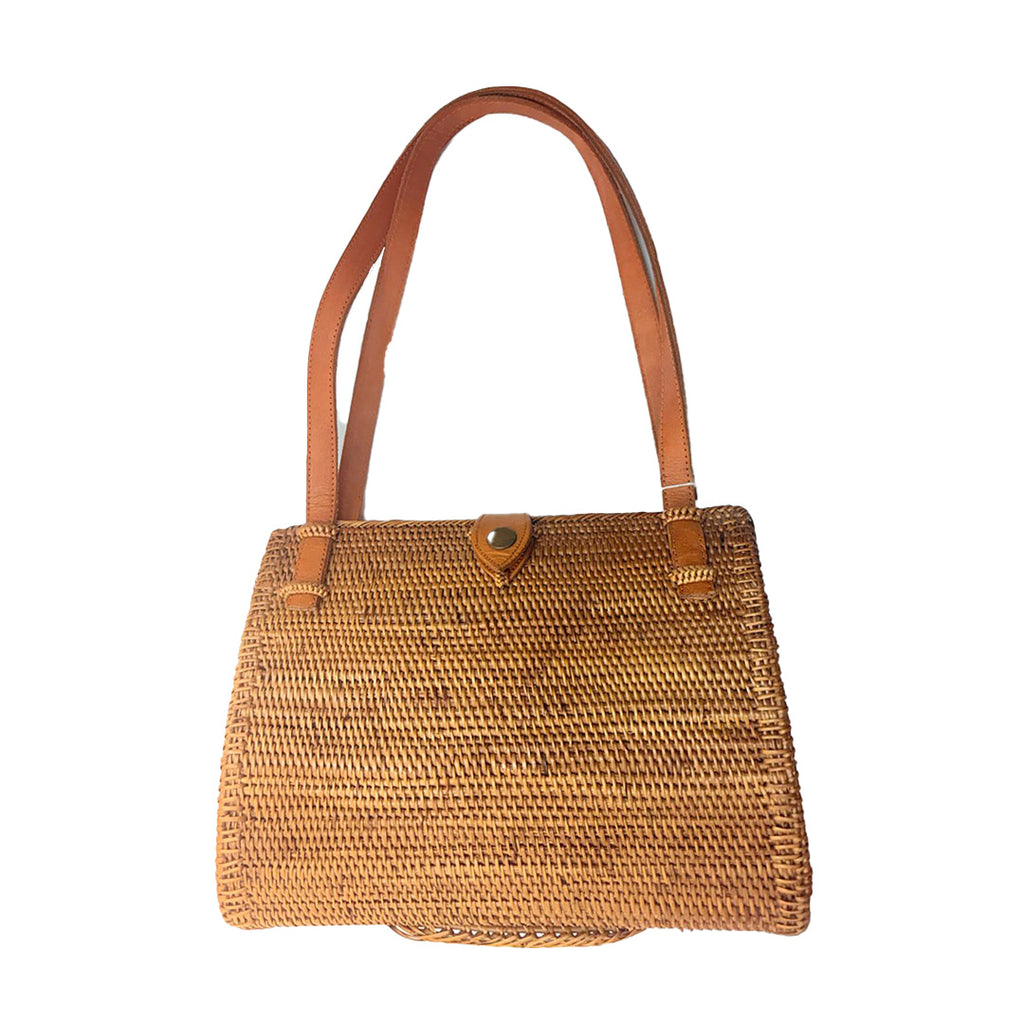 Bali Addiction - Grab Handle Rattan Handbag Medium