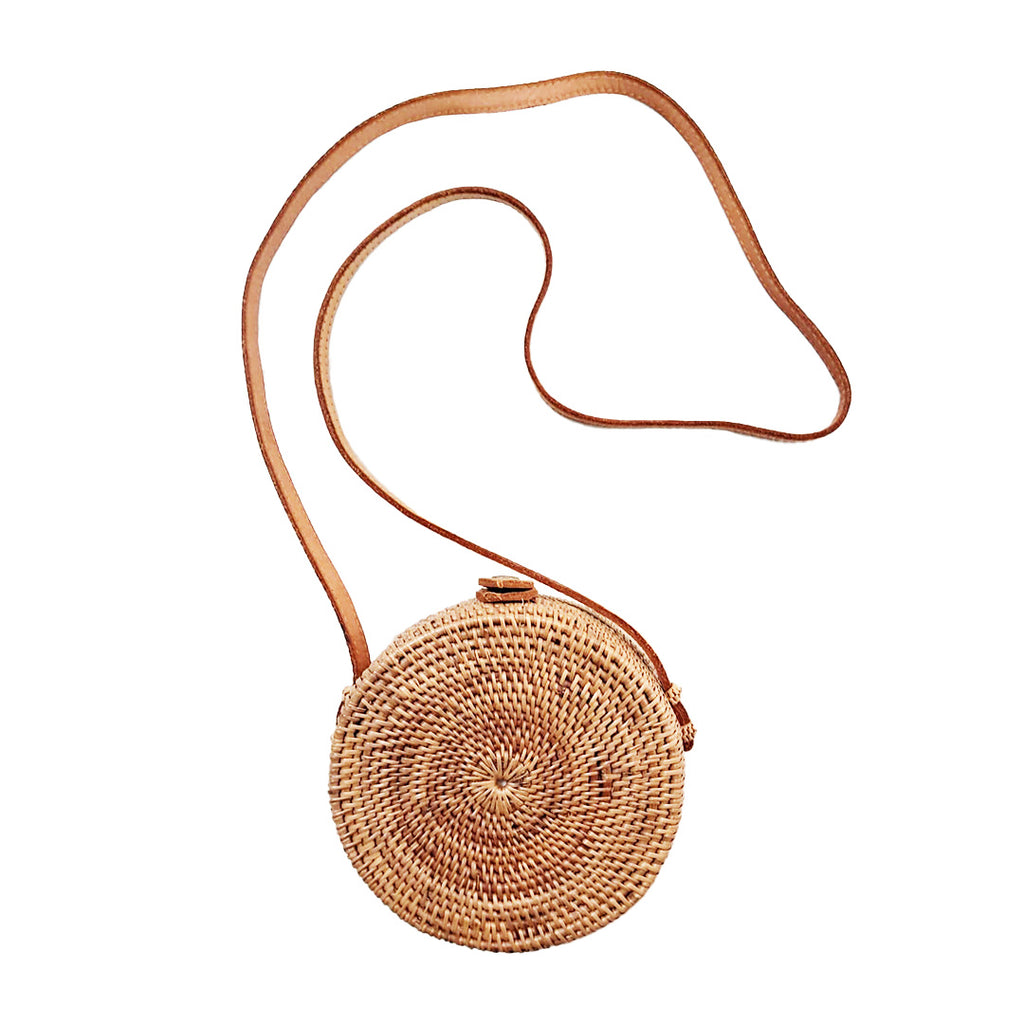 Bali Addiction - Round Rattan Handbag Mini