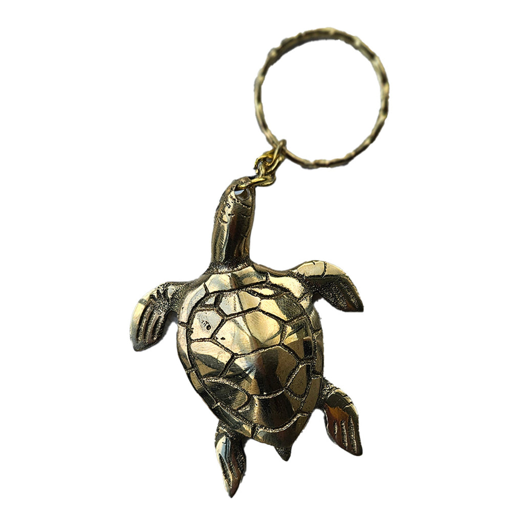 Bali Addiction - Turtle Brass Key Ring