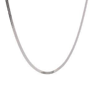 Bali Addiction - Silver 2mm Snake Chain Necklace