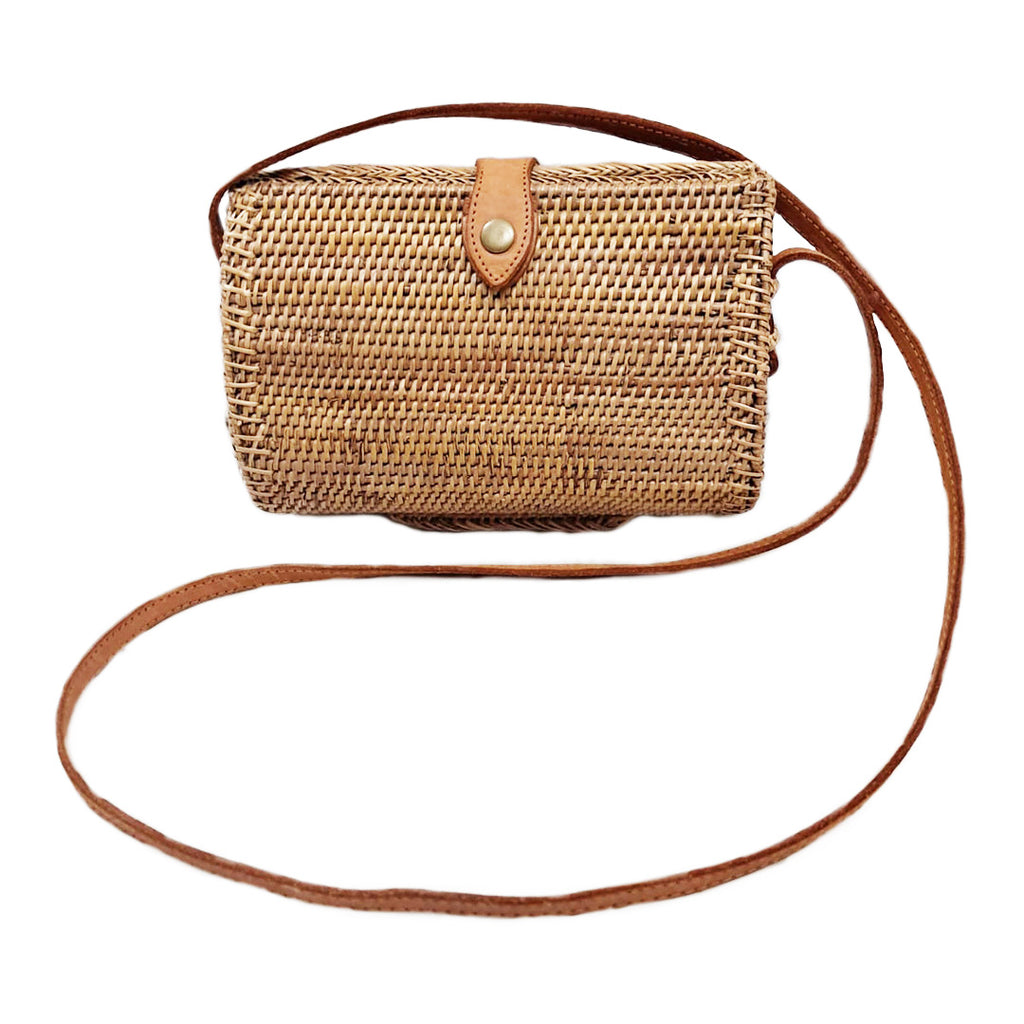 Bali Addiction - Teardrop Rattan Handbag Small
