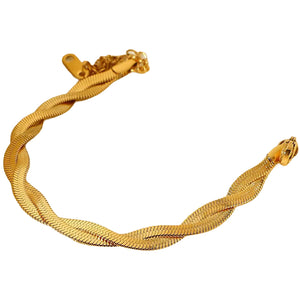 Bali Addiction - Gold Snake Chain Bracelet