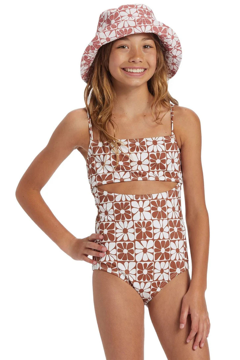 Billabong - A Flower For You One Piece Swimsuit Girls