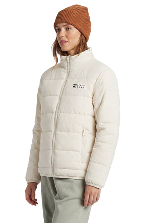 Billabong - Full Zip Puffer Jacket Salt Crystal Ladies