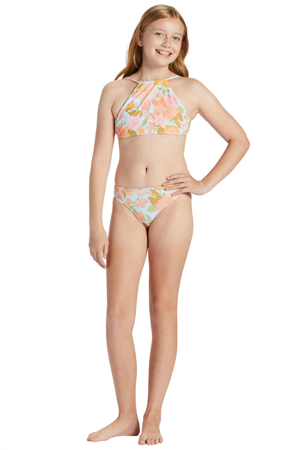 Billabong - Blown Away High Neck Bikini Set Girls