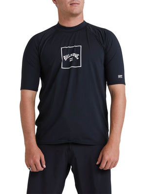 Billabong - Boxed Arch Short Sleeve Rashguard Mens Black