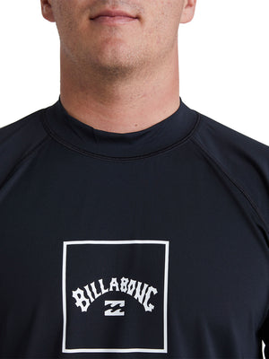 Billabong - Boxed Arch Short Sleeve Rashguard Mens Black