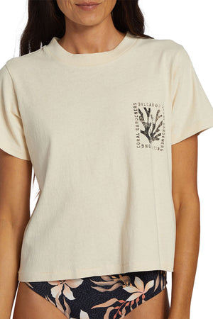 Billabong - Coral Gardener Shrunken Tee Womens