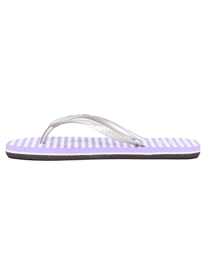 Billabong - Fiji Print Flip Flop Womens Silver/Lavender