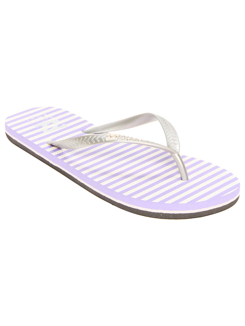 Billabong - Fiji Print Flip Flop Womens Silver/Lavender
