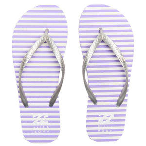 Billabong - Fiji Print Flip Flop Womens Silver/Lavender