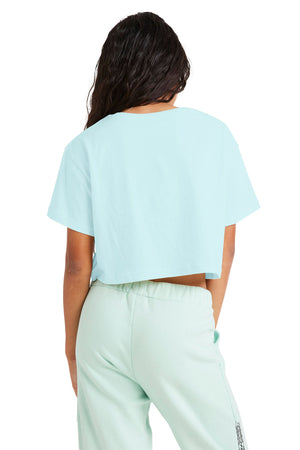 Billabong - Going On Vacay Short Sleeve Tee Girls Sky Blue