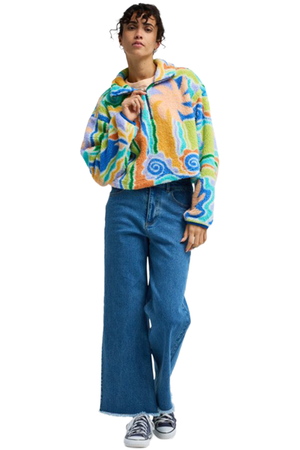 Billabong - Holiday Sherpa Pullover Womens Multi
