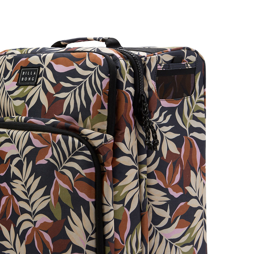 Billabong  - Keep It Rollin Carryon Floral Travel Suitcase