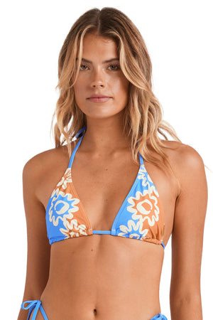 Billabong - Trippin Drippin Remi Triangle Bikini Top Womens Multi