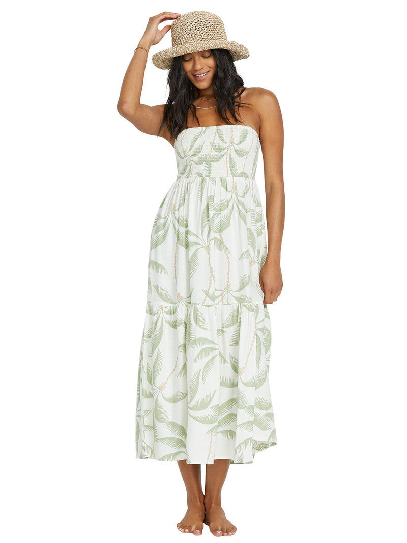 Billabong - Tropical Haze Midi Dress Womens Salt Crystal