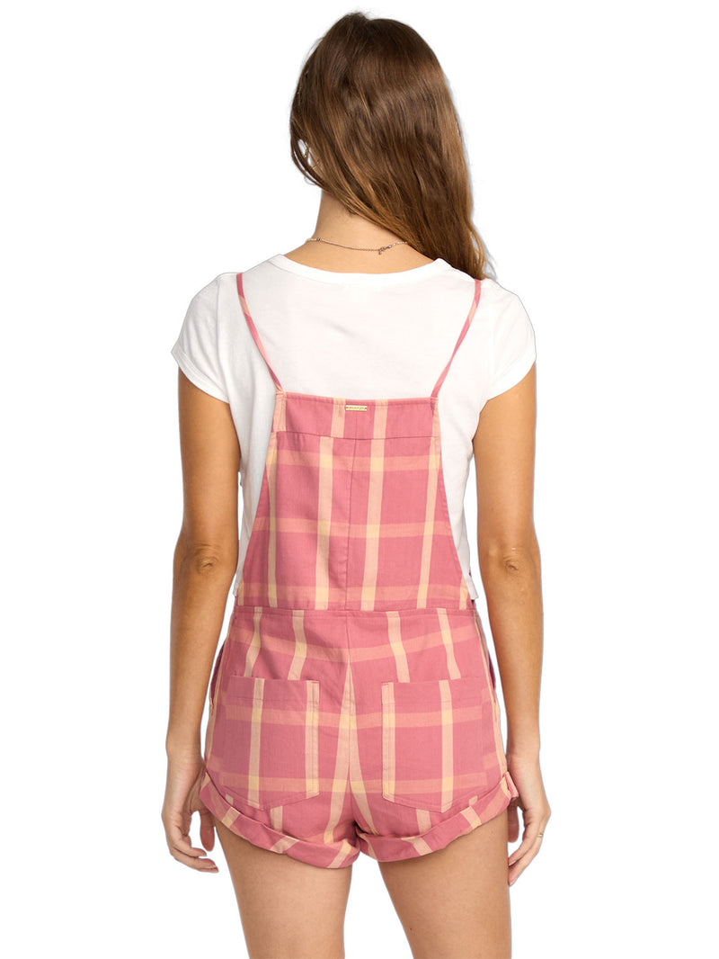 Billabong - Wild Pursuit Romper Womens Washed Plaid