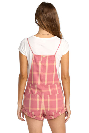 Billabong - Wild Pursuit Romper Womens Washed Plaid