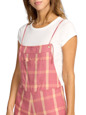 Billabong - Wild Pursuit Romper Womens Washed Plaid