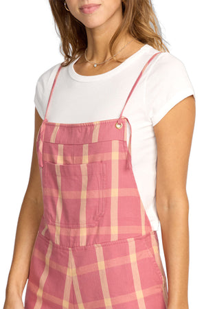 Billabong - Wild Pursuit Romper Womens Washed Plaid