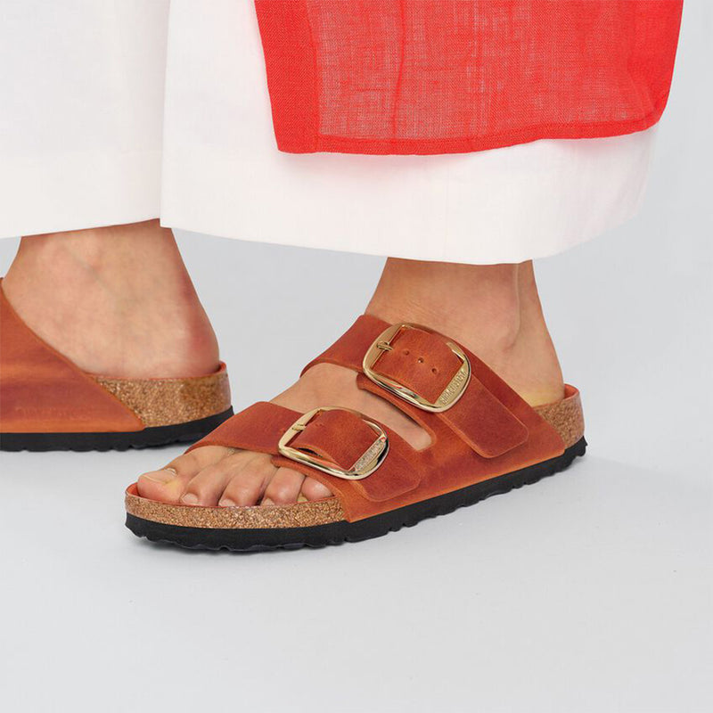 Birkenstock - Arizona Big Buckle Oiled Leather Sandal