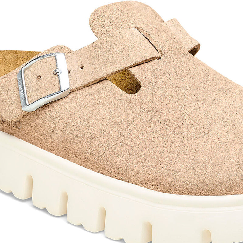 Birkenstock - Papillio Boston Chunky Suede Platform Clog