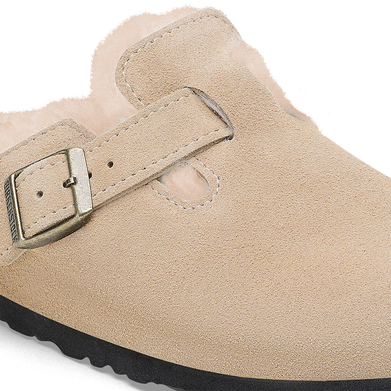 Birkenstock - Boston Suede Shearling Lined Clog