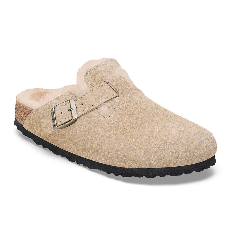 Birkenstock - Boston Suede Shearling Lined Clog