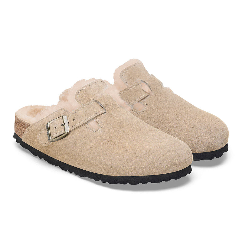 Birkenstock - Boston Suede Shearling Lined Clog